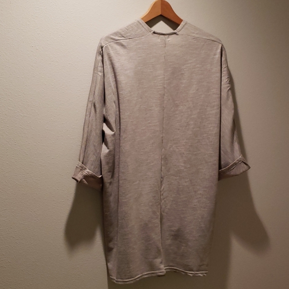 DONNI BROWN CARDIGAN SWEATER OPEN FRONT OVERSIZED BOHO CASUAL WOMENS SIZE OSFM - Picture 6 of 9